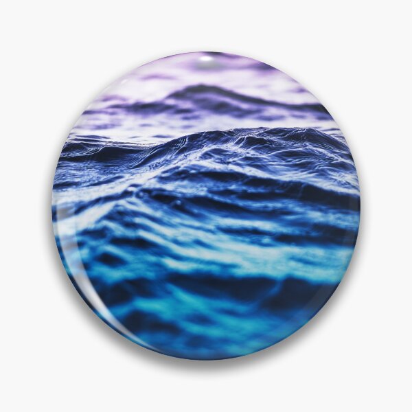 Item preview, Blue and Purple Ombre Summer Ocean Waves designed and sold by BioDigital-Jazz.