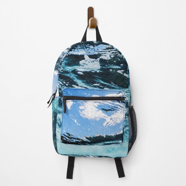 Item preview, Calming Aqua Blue Abstract Ocean Waves designed and sold by BioDigital-Jazz.