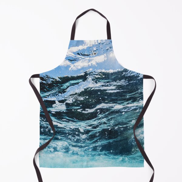 Item preview, Calming Aqua Blue Abstract Ocean Waves designed and sold by BioDigital-Jazz.