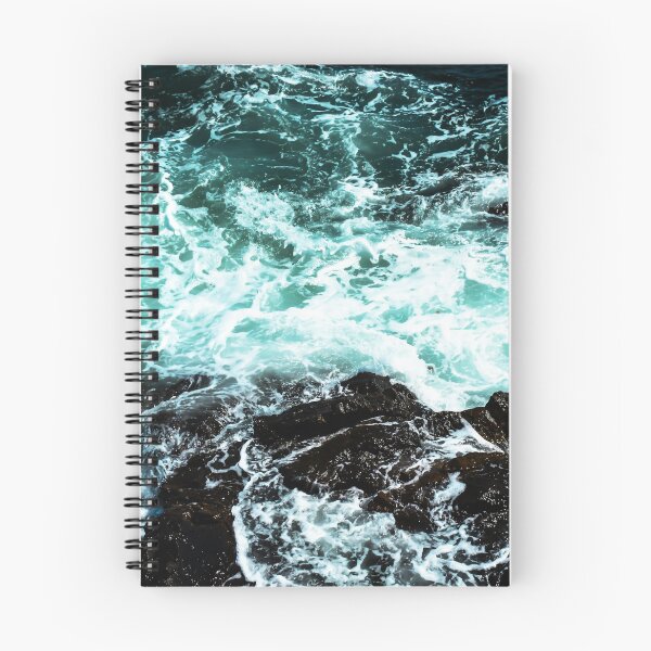 Item preview, Dark Swirling Turquoise Sea Waves designed and sold by BioDigital-Jazz.