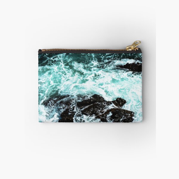 Item preview, Dark Swirling Turquoise Sea Waves designed and sold by BioDigital-Jazz.