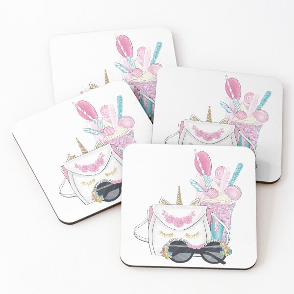 Item preview, Unicorn inspired fashion illustration designed and sold by Lalanacliparts.