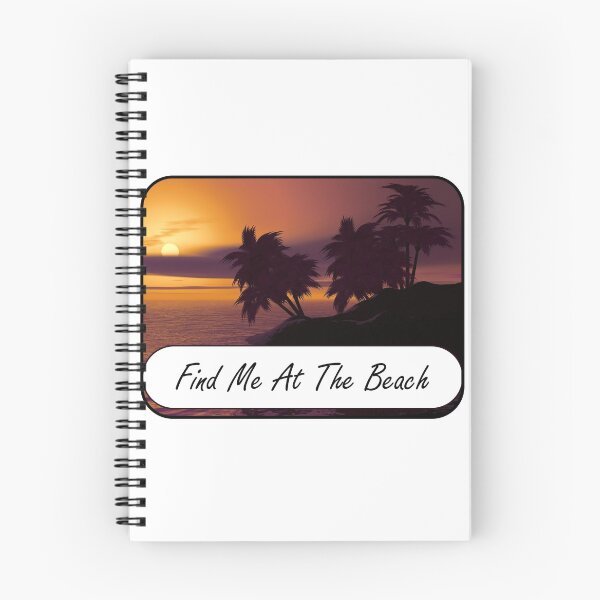 Item preview, "Find Me At The Beach" Find Me At The Beach Sticker designed and sold by J0TEE.