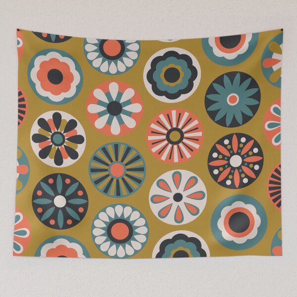 Item preview, Flowers | Retro floral pattern designed and sold by DerSenat.