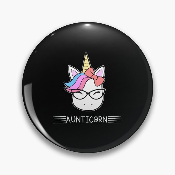 Item preview, Aunticorn Unicorn with Glasses designed and sold by HumbleShirt.