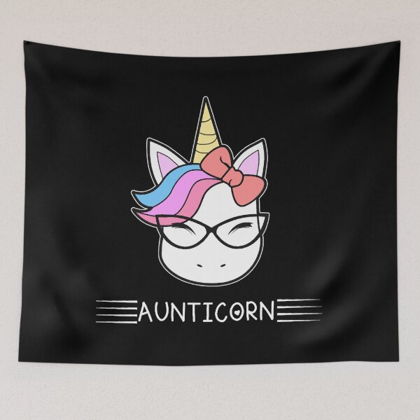 Item preview, Aunticorn Unicorn with Glasses designed and sold by HumbleShirt.