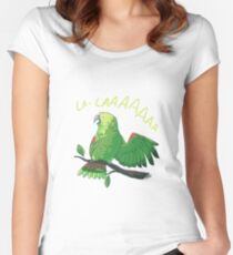 Yellow Headed Amazon Women's Fitted Scoop T-Shirt