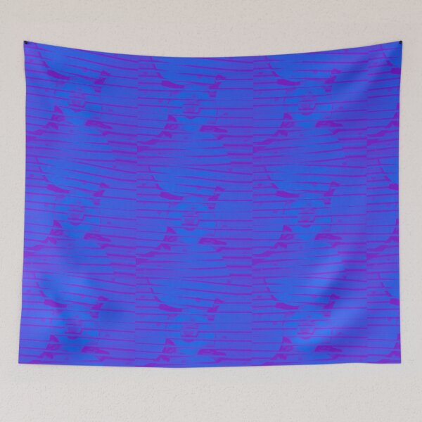 Item preview, Close up of Old Fan in Purple and Blue Gradient designed and sold by AliCatOriginals.