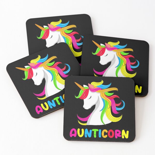 Item preview, Aunticorn with Unicorn and Colorful Text designed and sold by HumbleShirt.
