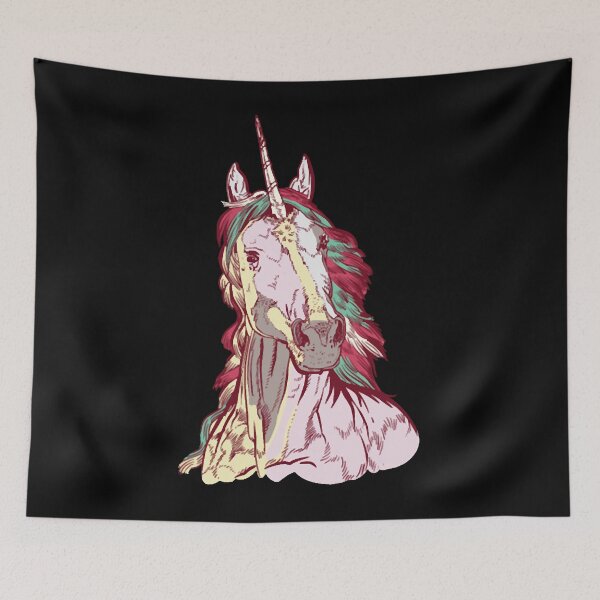 Item preview, Retro Unicorn or Horse with Horn designed and sold by HumbleShirt.