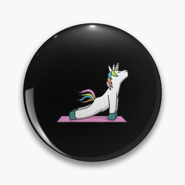 Item preview, Yoga Stretching Unicorn designed and sold by HumbleShirt.
