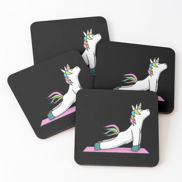 Item preview, Yoga Stretching Unicorn designed and sold by HumbleShirt.