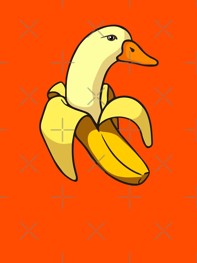 "Banana Duck Comic Duck Idea" Tshirt by Slobitka Redbubble