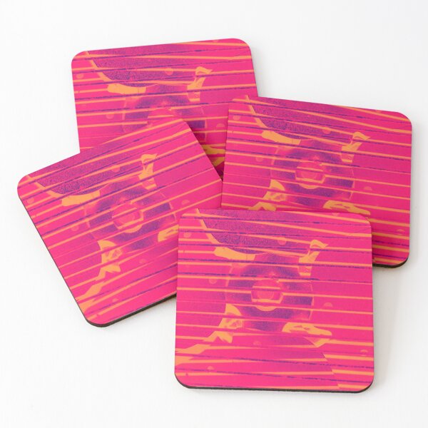 Item preview, Close up of Old Fan Orange and Pink Gradient designed and sold by AliCatOriginals.