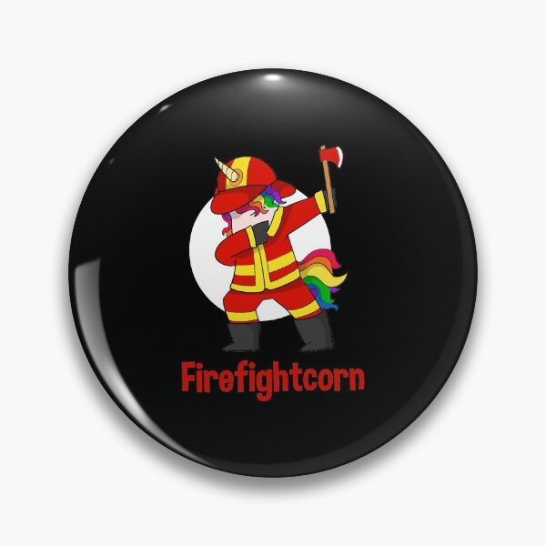 Item preview, Dabbing Firefightcorn Unicorn designed and sold by HumbleShirt.