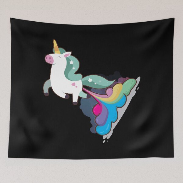 Item preview, Rainbow Farting Unicorn designed and sold by HumbleShirt.