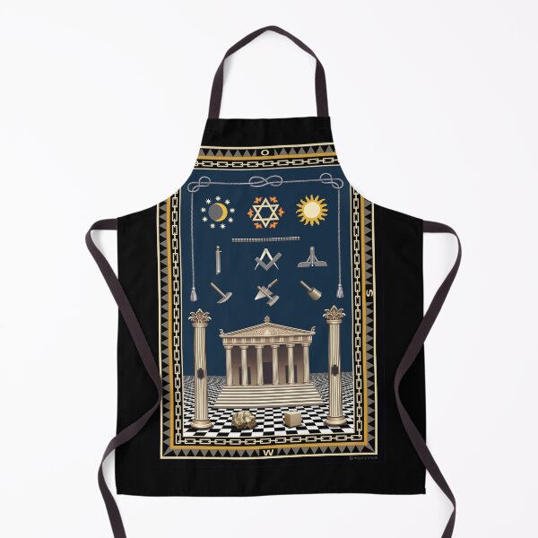 Item preview, Masonic work board, work carpet, tapis, masonic symbols, icons designed and sold by 1001karte.