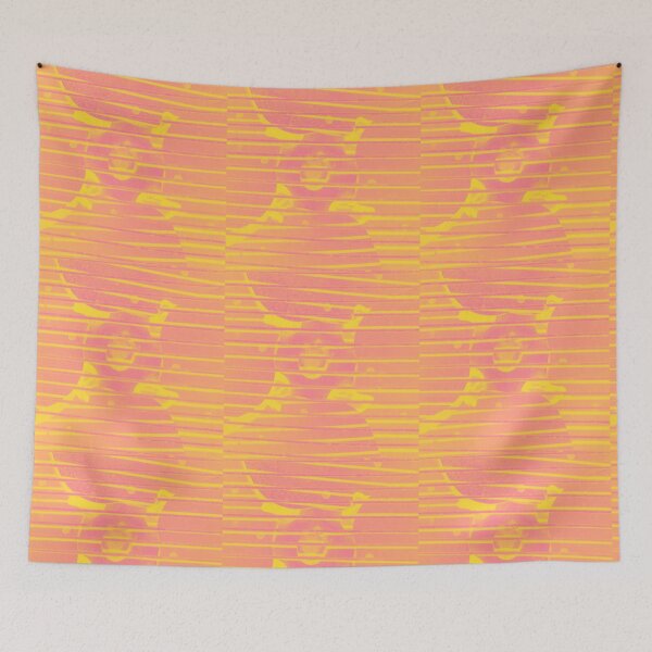 Item preview, Close up of Old Fan Orange and Yellow Gradient designed and sold by AliCatOriginals.