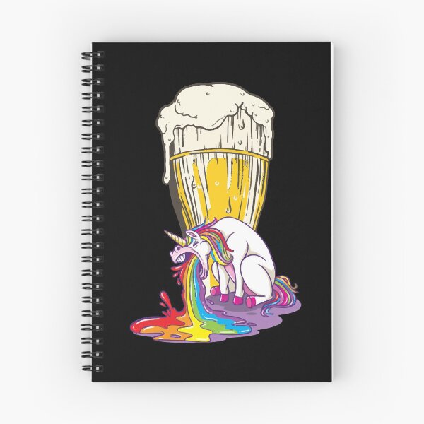 Item preview, Rainbow Puking After Beer Unicorn designed and sold by HumbleShirt.