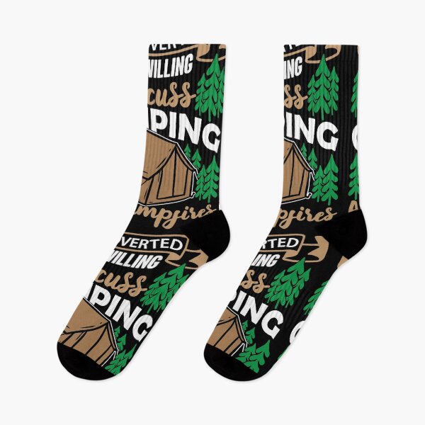 Item preview, Introverted But Willing To Discuss Camping And Campfires | Social Distancing designed and sold by GravitiTees.