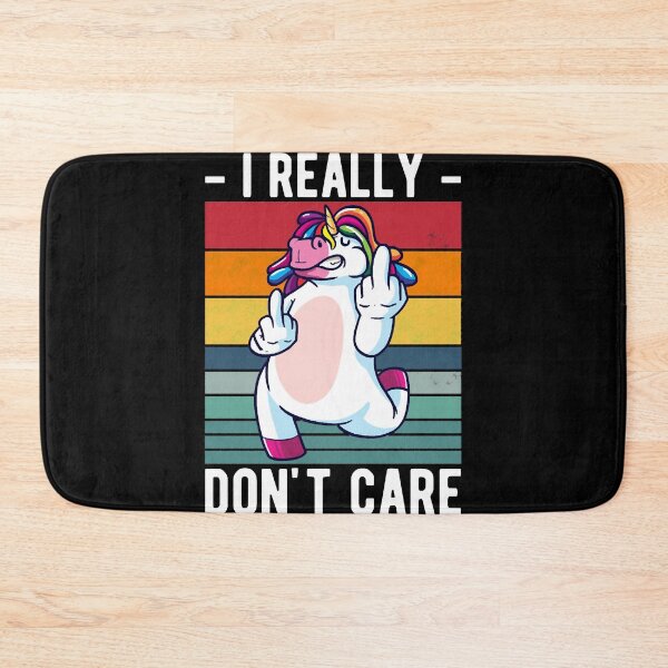 Item preview, Bad Unicorn really dont care designed and sold by HumbleShirt.