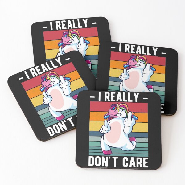 Item preview, Bad Unicorn really dont care designed and sold by HumbleShirt.