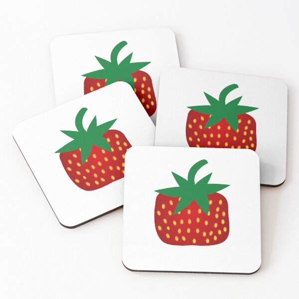 Item preview, Funny Square Strawberry Red Fruit Gift designed and sold by Jelisandie.
