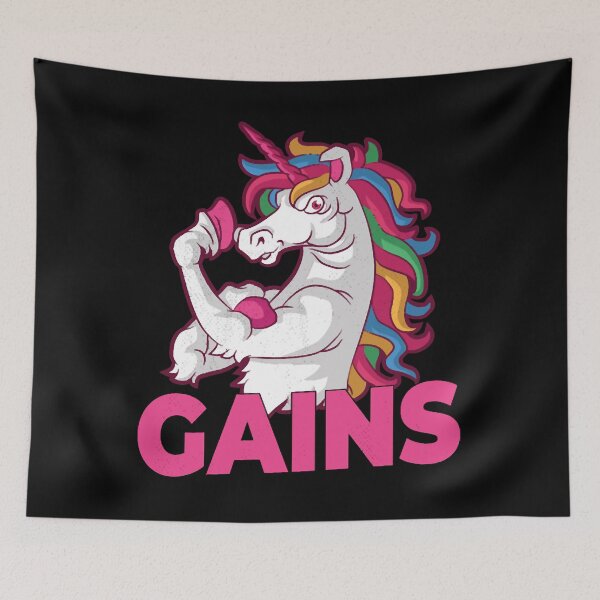 Item preview, Unicorn Fitness Building designed and sold by HumbleShirt.