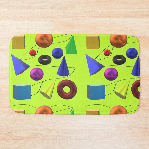 Item preview, 3D Shapes Square Version designed and sold by MottoDigging.