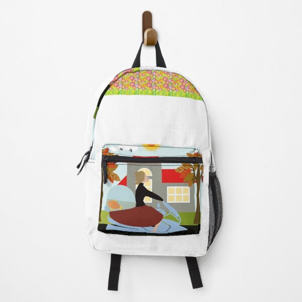 Item preview, A woman on a motorcycle designed and sold by Design4uStudio.