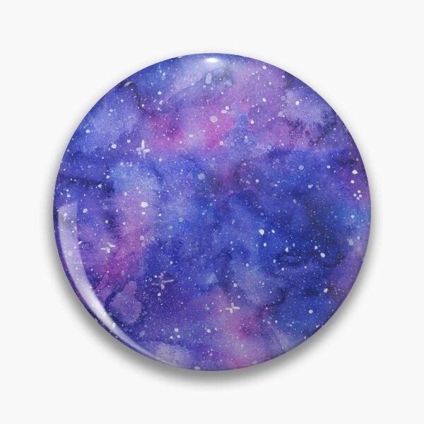 Item preview, Blue Purple Galaxy Watercolor designed and sold by Olga Shvartsur.