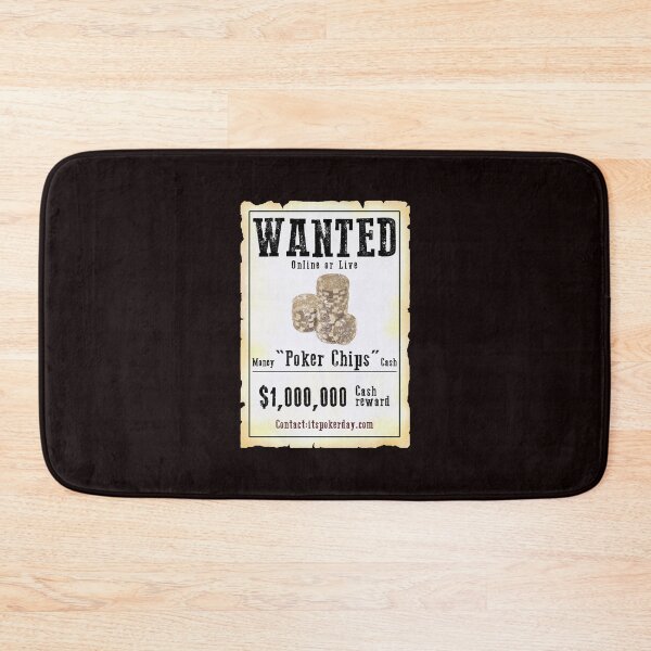 Item preview, Wanted Poker Chips designed and sold by PokerDay.