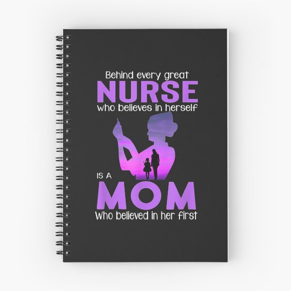 Item preview, Behind Every Great Nurse Who Believes In Herself Is A Mom TShirt145 designed and sold by pennyzella.
