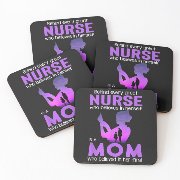 Item preview, Behind Every Great Nurse Who Believes In Herself Is A Mom TShirt145 designed and sold by pennyzella.