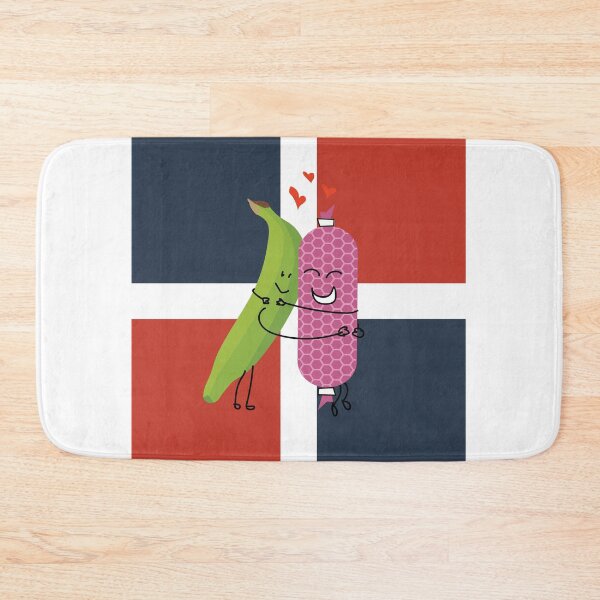 Item preview, Dominican flag platano con salami design designed and sold by Rossy Garcia.