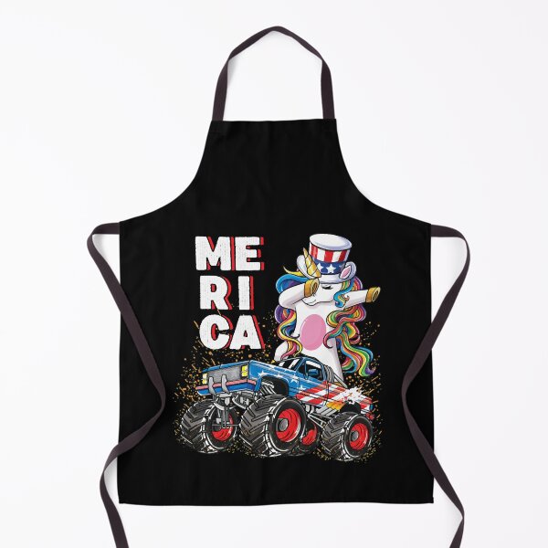 Item preview, Merica Unicorn Riding Monster Truck designed and sold by HumbleShirt.