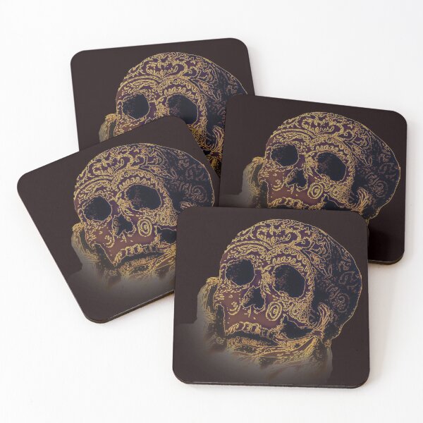 Item preview, Stylized skull with pattern designed and sold by AlexSin.