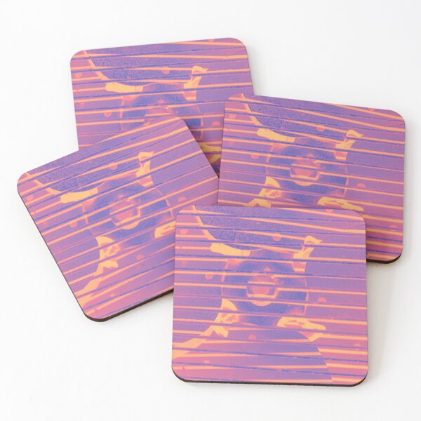 Item preview, Close up of Old Fan Peach and Rose gradient designed and sold by AliCatOriginals.