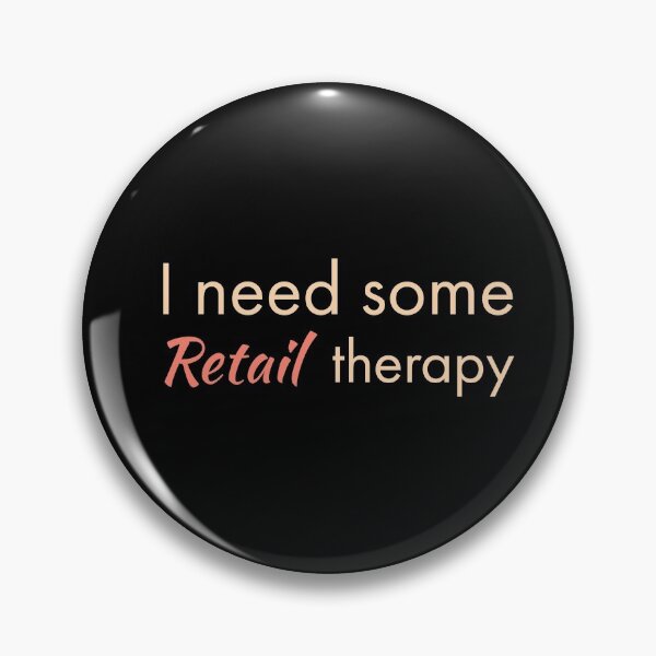 Item preview, retail therapy, mental health matters, in may we wear green mental health awareness	 designed and sold by Happy  Soul Store.