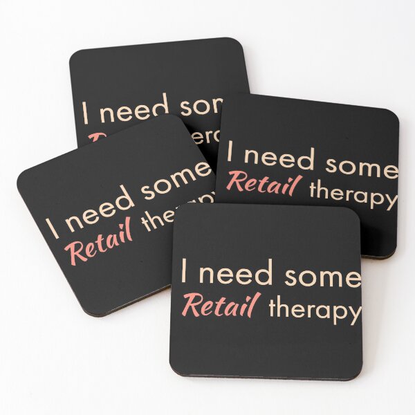 Item preview, retail therapy, mental health matters, in may we wear green mental health awareness	 designed and sold by Happy  Soul Store.