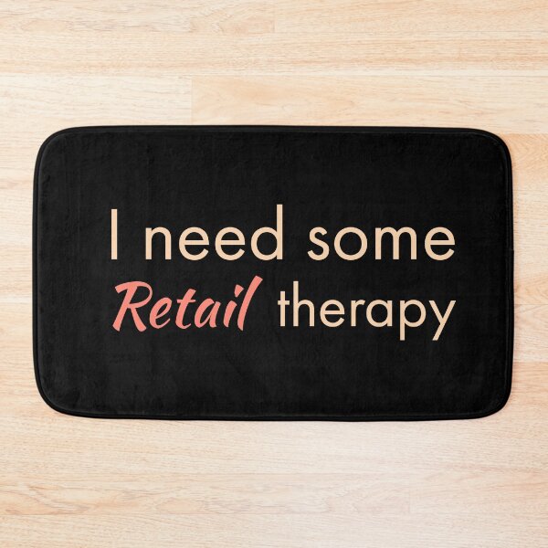 Item preview, retail therapy, mental health matters, in may we wear green mental health awareness	 designed and sold by Happy  Soul Store.
