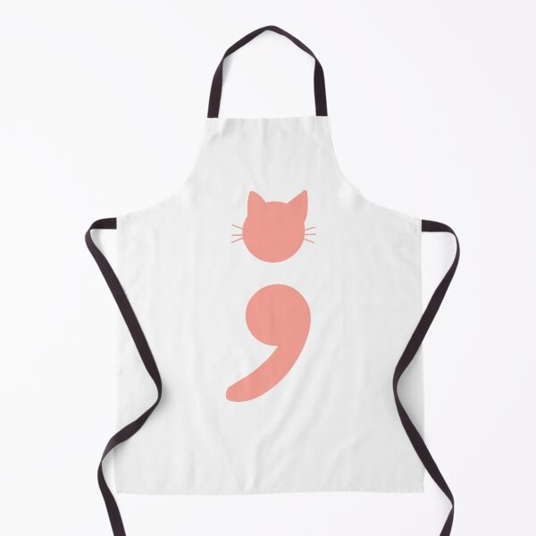 Item preview, Pink Cat Semicolon designed and sold by monsoonegy.