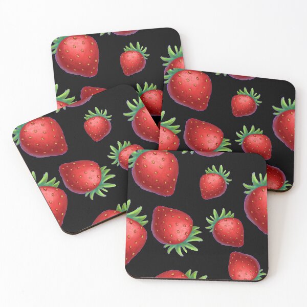 Item preview, Strawberry pattern designed and sold by avocadissimo.