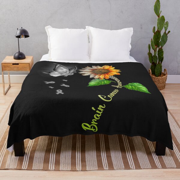 Item preview, Butterfly Sunflower Brain Cancer Awareness TShirt172 designed and sold by pennyzella.