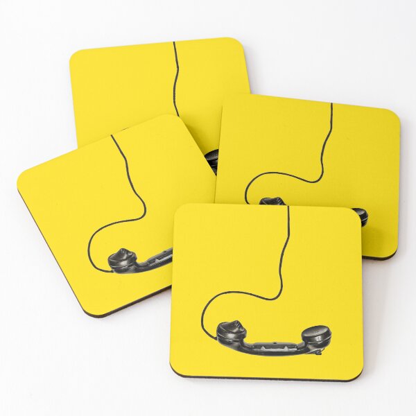 Item preview, An old Handset phone with yellow background  designed and sold by EF.