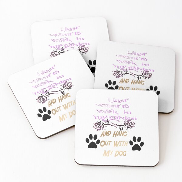 Item preview, i just want to work in my garden and hang out with my dog designed and sold by aither81.