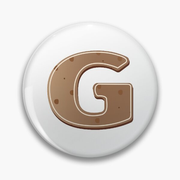 Item preview, I love cookies Letter G designed and sold by SakiOno.