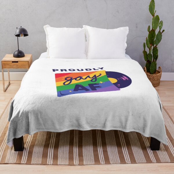 Item preview, Gay AF pride support rainbow colour designed and sold by SproutByAn.