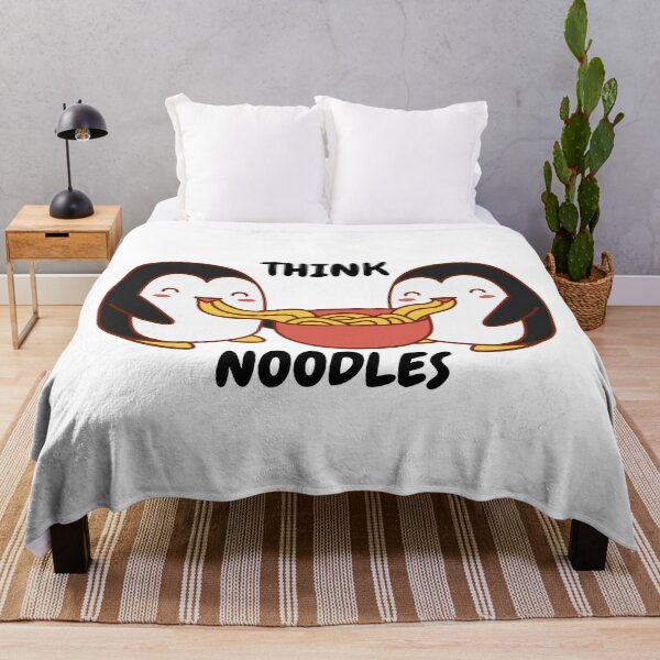 Item preview, Penguins eat noodles, Think Noodles designed and sold by CaitU.