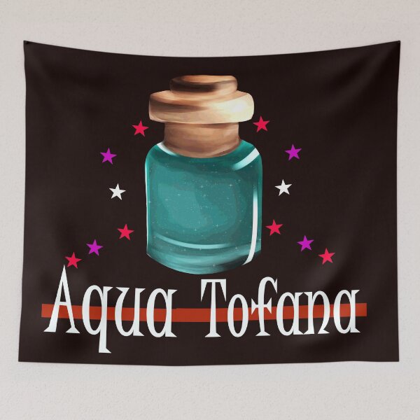 Item preview, Aqua Tofana drawing  #truecrime designed and sold by BeccaKenDesigns.